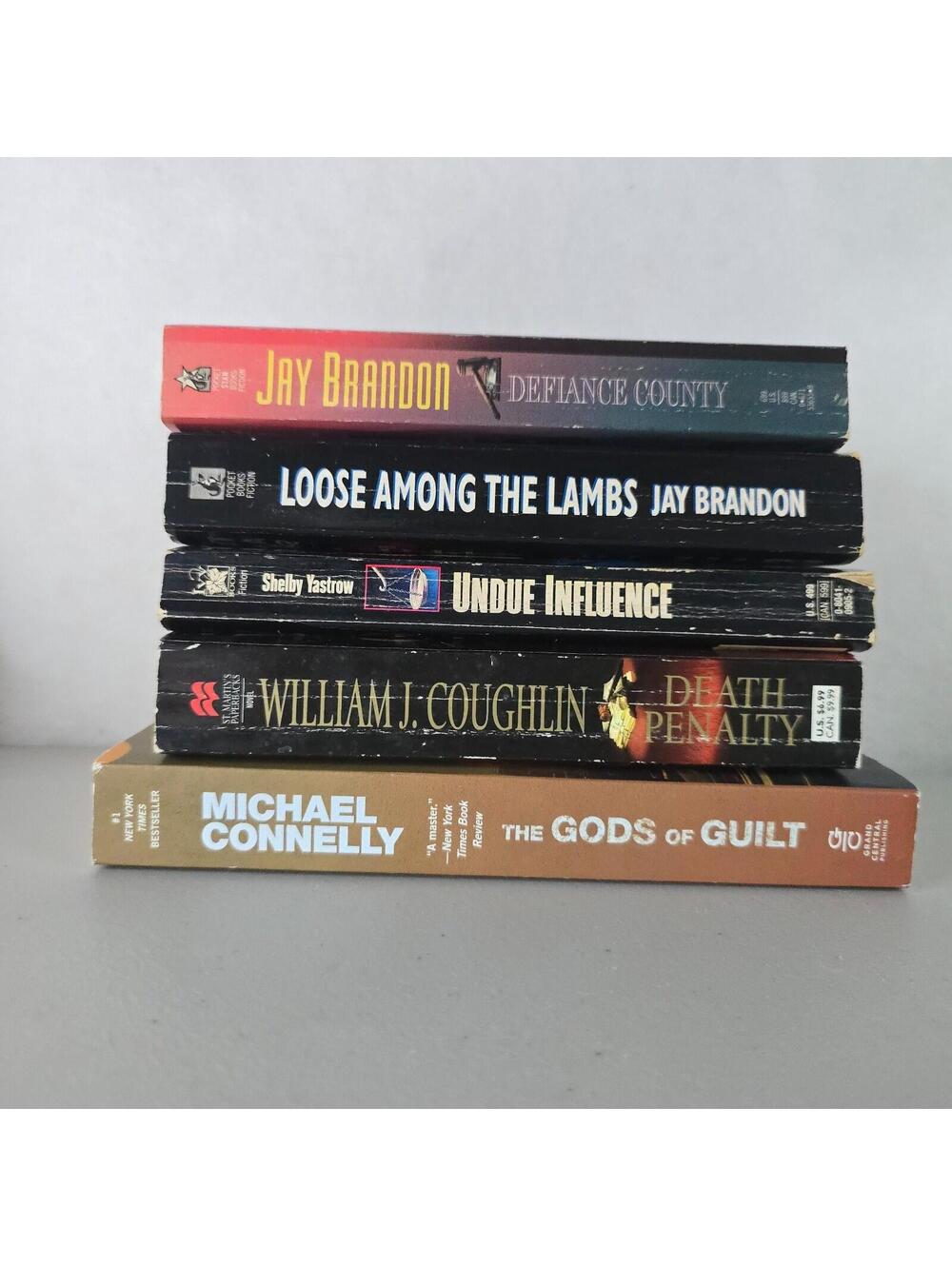 Legal Thriller Lot 5 Books Courtroom Crime Murder Mystery Suspense Death Penalty